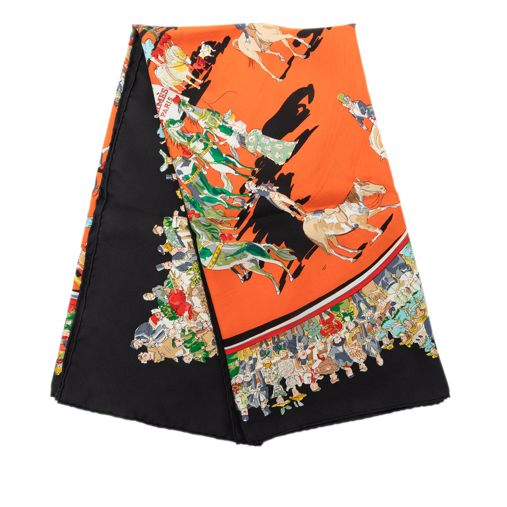 Pre-Loved Hermes Cirque Molier Silk Scarf 90